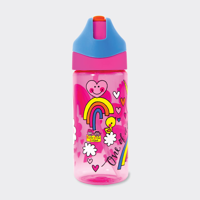 Rachel Ellen Drinks Bottle With Straw - One of A Kind Unicorn