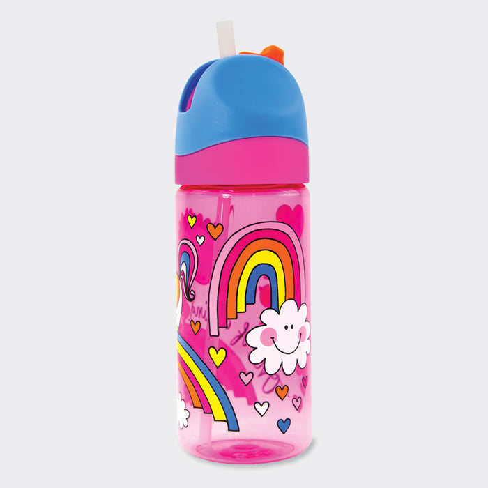 Rachel Ellen Drinks Bottle With Straw - One of A Kind Unicorn