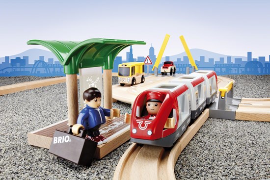 Brio Rail and Road Travel Set