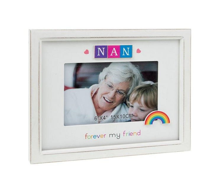 Rainbow Scrabble Frame Nan 6x4