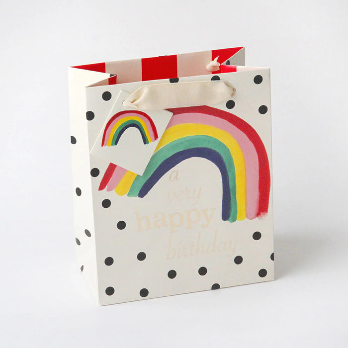 Caroline Gardner Rainbow Medium Gift Bag