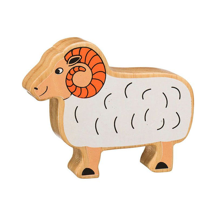 Lanka Kade Wooden Toy Natural White Ram