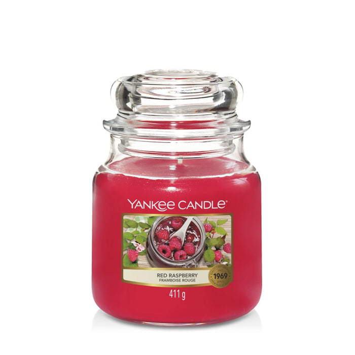 Yankee Candle Red Raspberry Medium Jar Candle