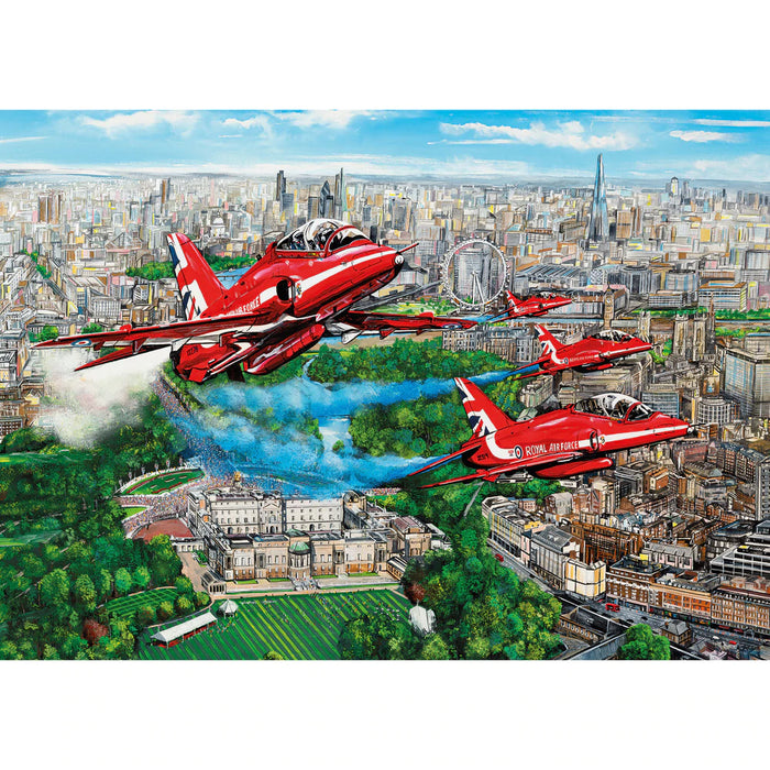 Gibsons Reds Over London 1000pc Jigsaw Puzzle