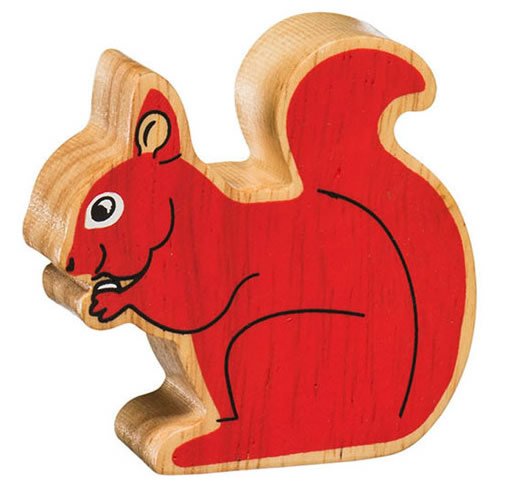 Lanka Kade Wooden Animal Red Squirrel