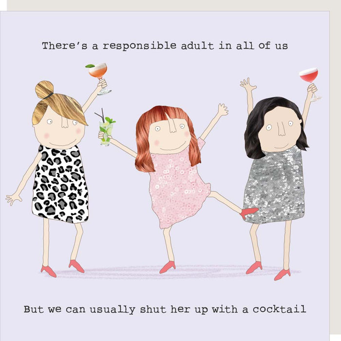 Rosie Made A Thing Card - Responsible Girl