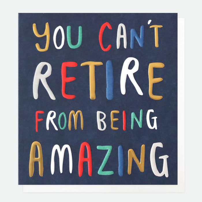 Caroline Gardner 'You Can't Retire From Being Amazing' Card