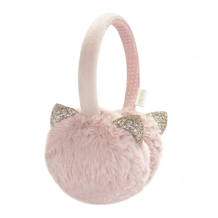 Rockahula Cleo Cat Pink Earmuffs