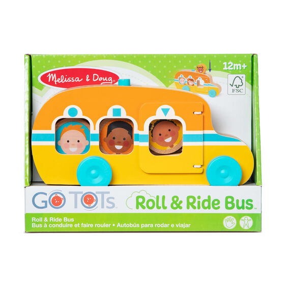 Melissa and Doug GO TOTs Roll and Ride Bus