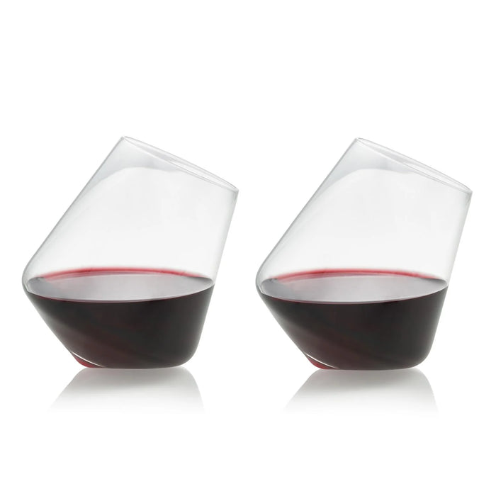 Rolling Wine & Whisky Glasses