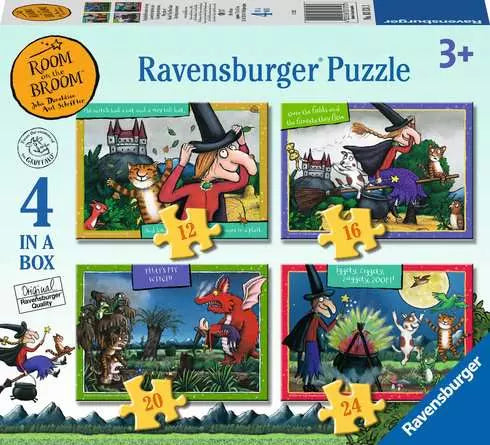 Ravensburger Room on the Broom 4 in a Box Puzzle