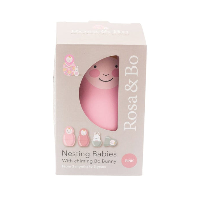 Rosa and Bo Nesting Dolls - Pink