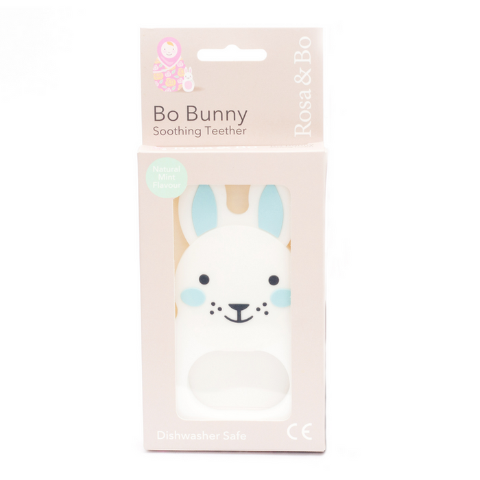 Rosa and Bo Bunny Teether - Blue