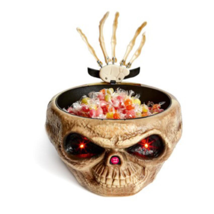 Halloween Animated Skull Sweet Bowl