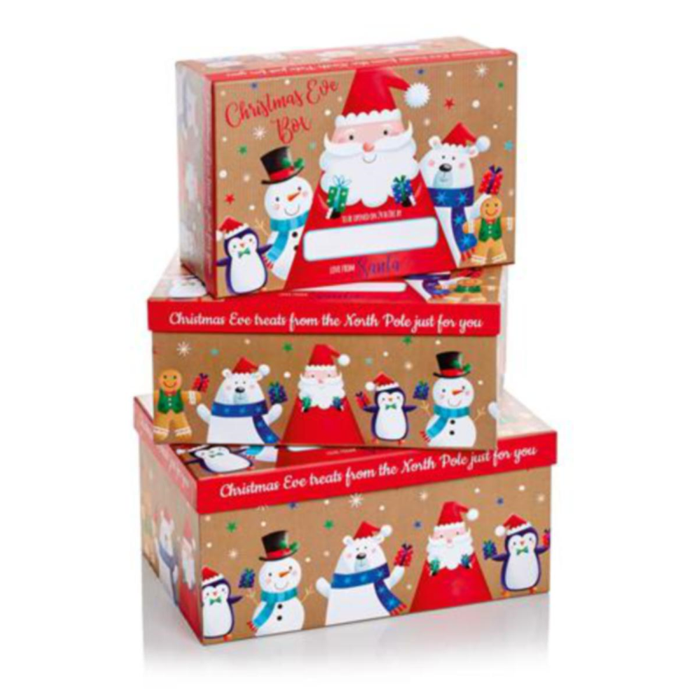 Santa With Friends Christmas Eve Boxes