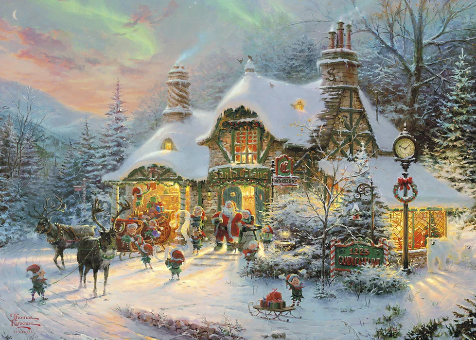 Gibsons Santa's Night Before Christmas 1000 Piece Jigsaw Puzzle