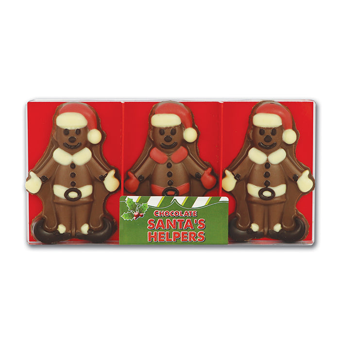 Welsh Chocolate Hand Decorated Chocolate Santa’s Helpers