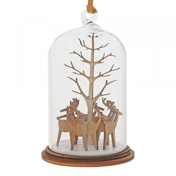 Santa's Reindeer Hanging Ornament