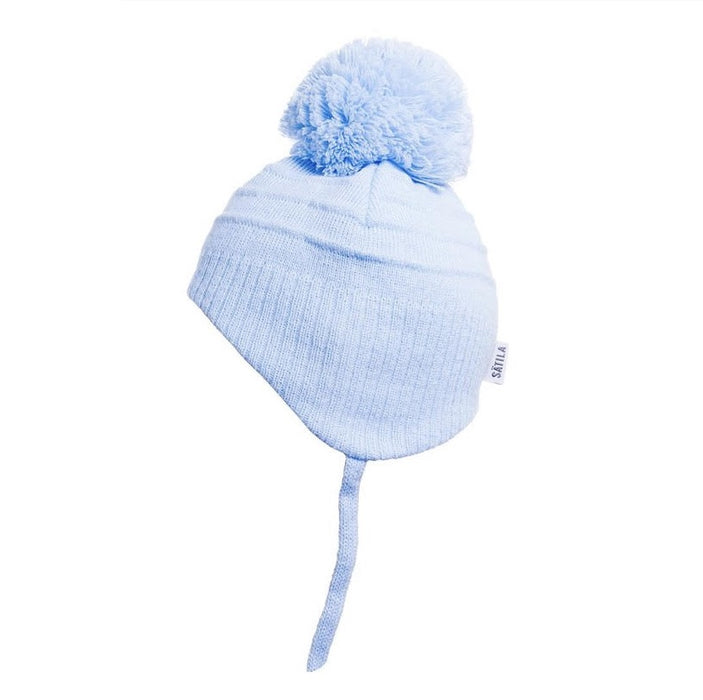 Sätila of Sweden Tiny Blue Pom Pom Hat