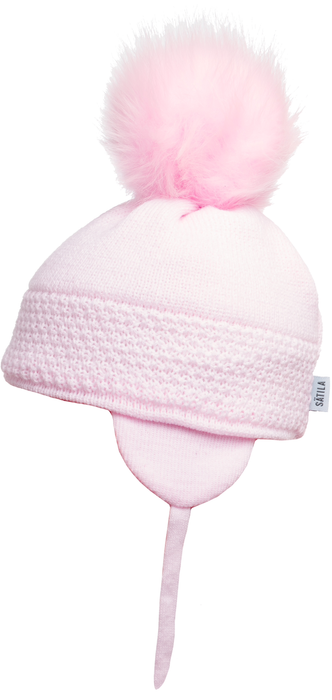 Sätila of Sweden Daisy Pink Pom Pom Hat