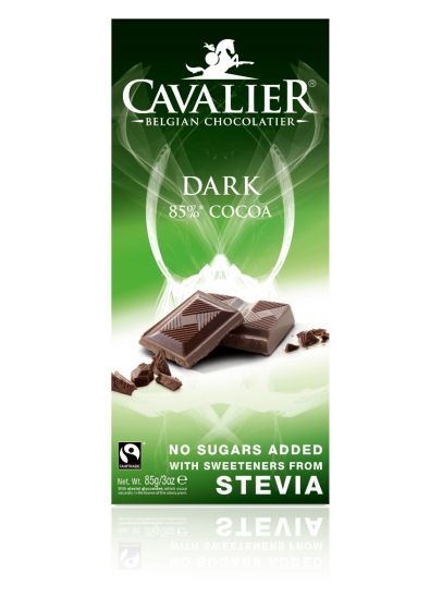 Cavalier Stevia Dark Chocolate Bar 85g