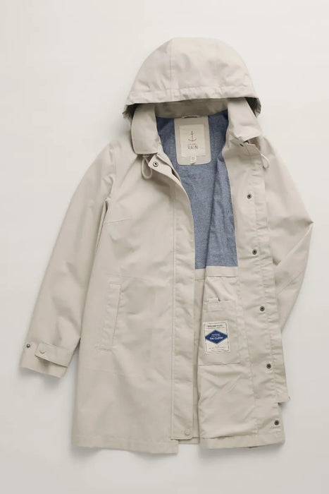 Seasalt Women's Cloudburst Waterproof Mac - Driftwood