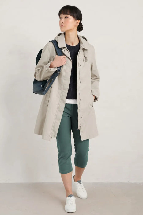 Seasalt Women's Cloudburst Waterproof Mac - Driftwood