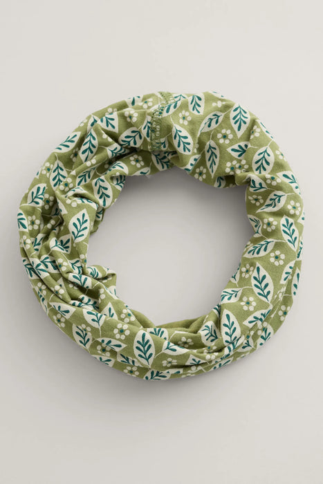 Seasalt Women's Organic Cotton Handyband Climbing Leaf Dill Green