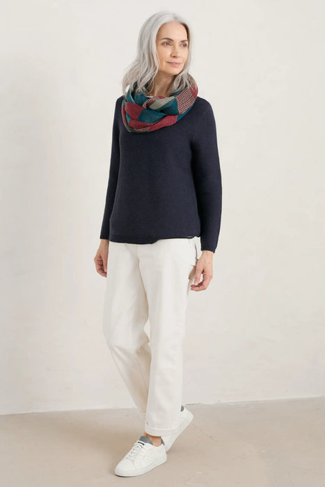 Seasalt Women's Makers Cotton Jumper In Maritime