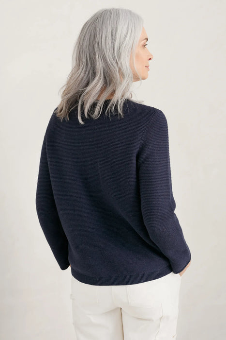 Seasalt Women's Makers Cotton Jumper In Maritime