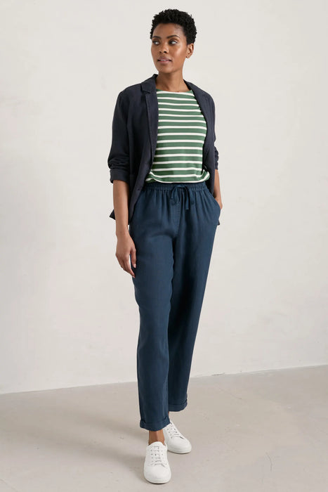 Buy Pale Blue Trousers & Pants for Women by Marks & Spencer Online |  Ajio.com