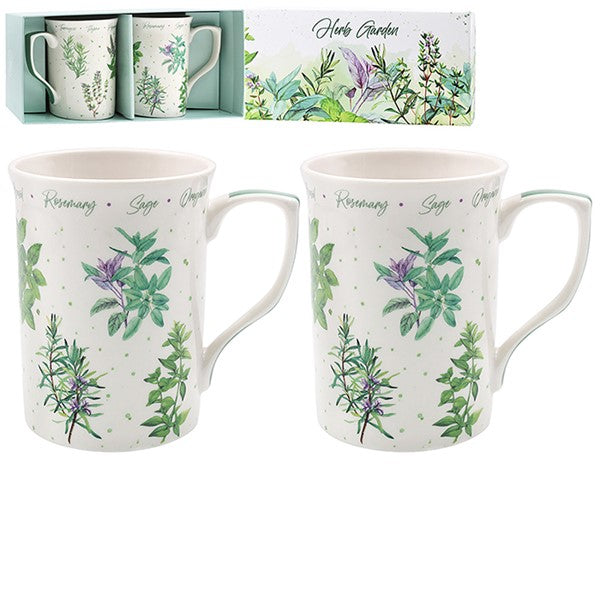 Herb Garden Mug Set of 2