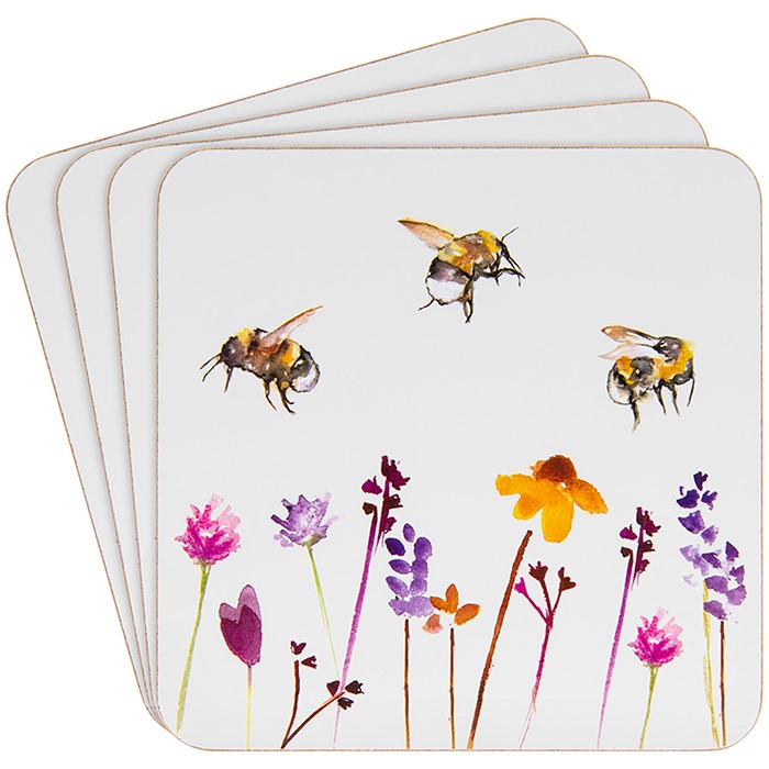 Busy Bees Coaster Set of 4
