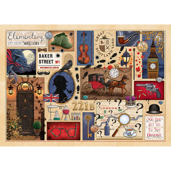 Gibsons Book Club : Sherlock Holmes 1000pc Jigsaw Puzzle
