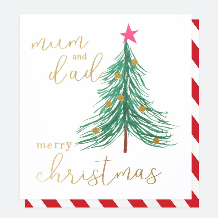 Caroline Gardner Christmas Card - Mum & Dad (Tree)