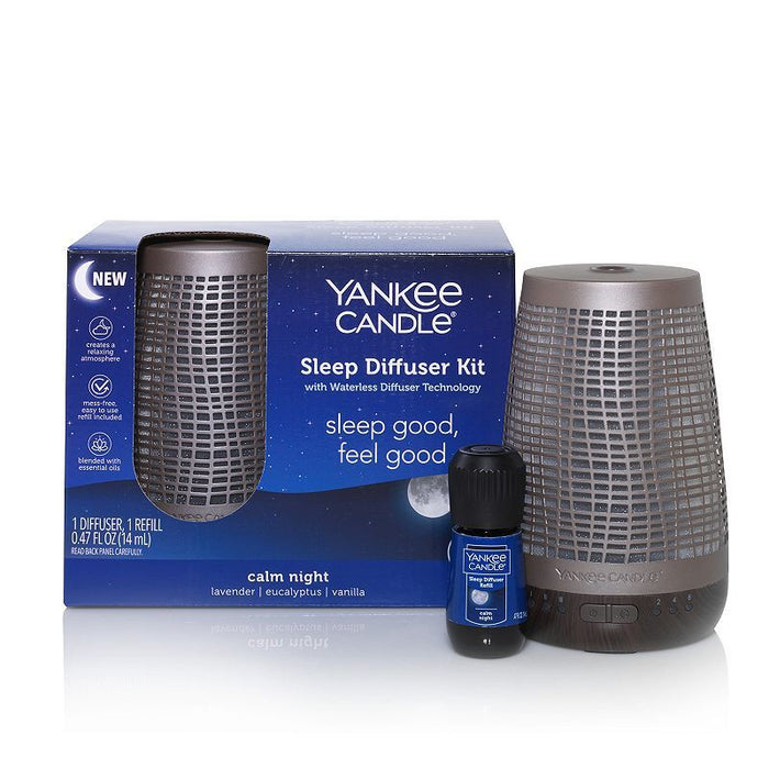 Yankee Candle Sleep Diffuser Bronze Starter Kit & Calm Night