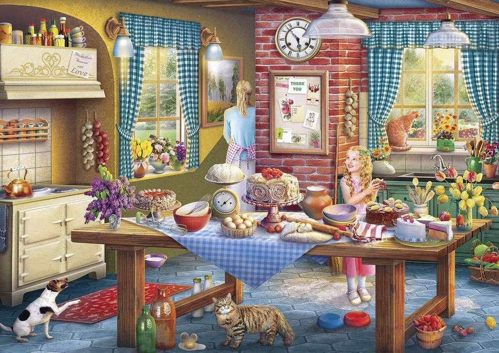 Gibsons Sneaking a Slice 500pc Jigsaw Puzzle