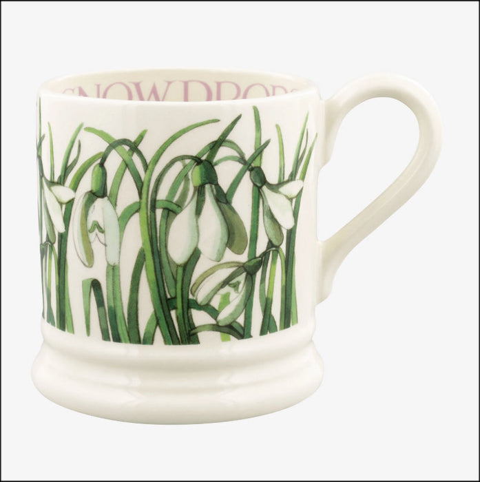 Emma Bridgewater Flowers Snowdrop 1/2 Pint Mug