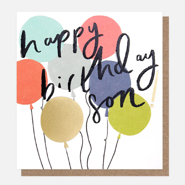 Caroline Gardner Balloon Birthday Card For Son