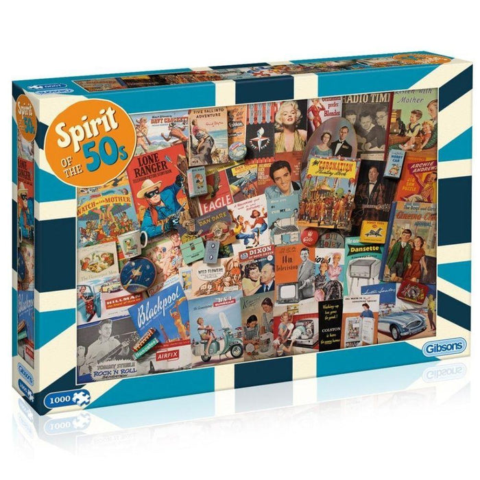 Gibsons Spirit of the 50s 1000 Piece Jigsaw Puzzle