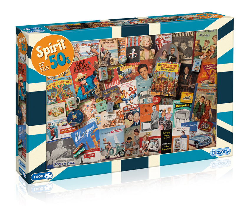 Gibsons Spirit of the 50's 1000pc Jigsaw Puzzle