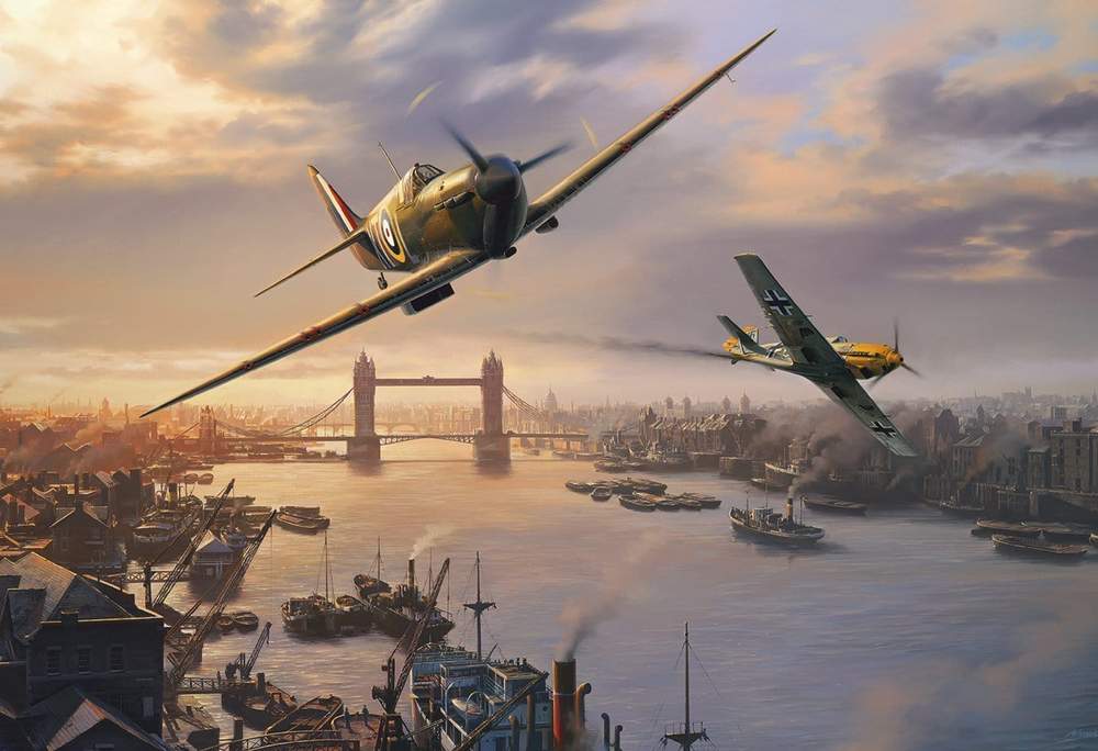 Gibsons Spitfire Skirmish 500pc Jigsaw Puzzle