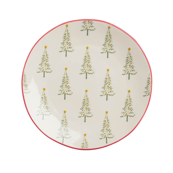 Sophie Allport Christmas Trees Stoneware Side Plate