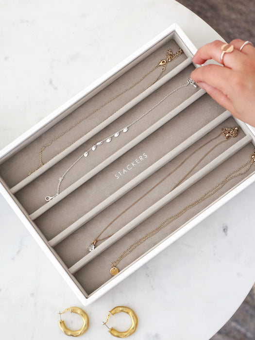 Stackers White Classic Necklace Layer
