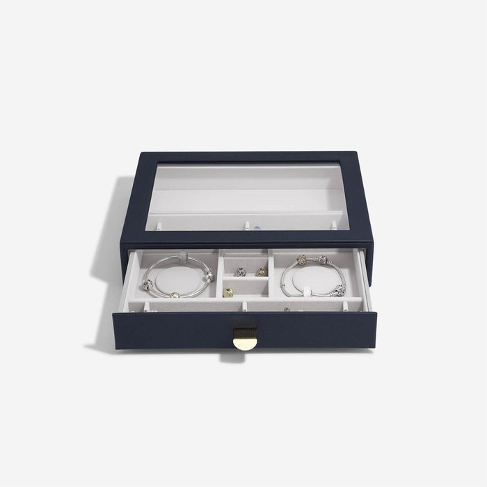 Stackers Pebble Navy Classic Charm Display Drawer