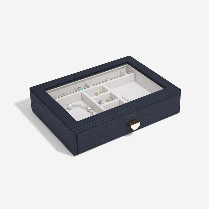Stackers Pebble Navy Classic Charm Display Drawer