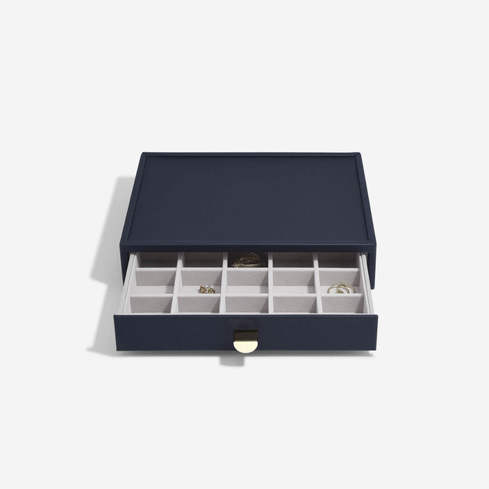 Stackers Navy Pebble Classic Trinket Drawer Layer