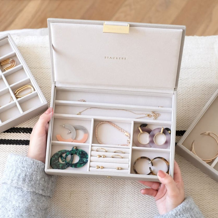 Stackers Taupe Classic Jewellery Box Lid