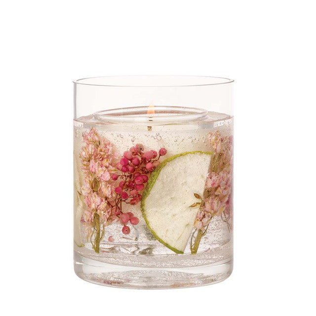 Stoneglow Nature's Gift Apple & Pear Blossom Natural Wax Scented Candle Gel Tumbler