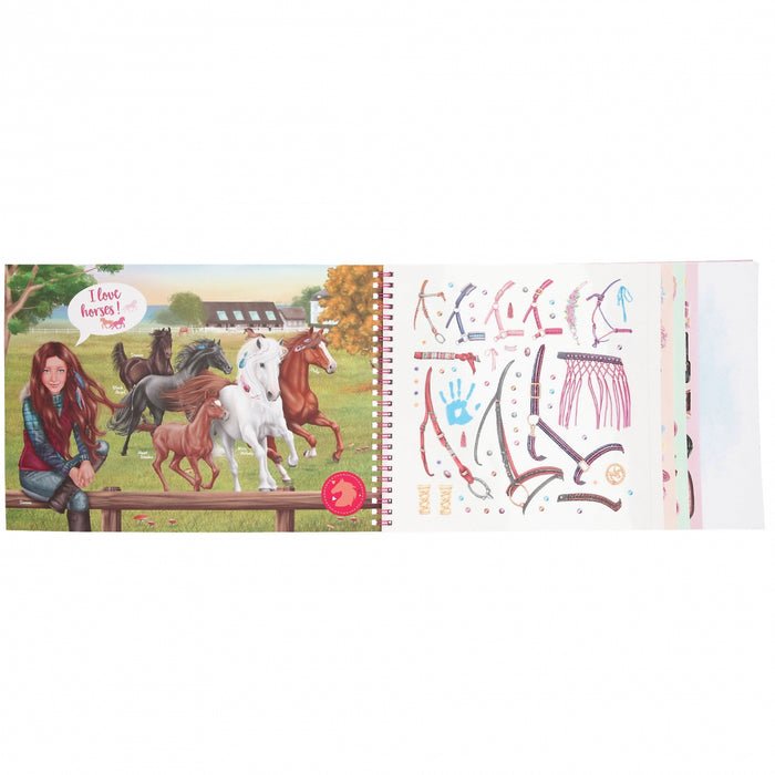 Miss Melody Style Your Horse Colouring Book